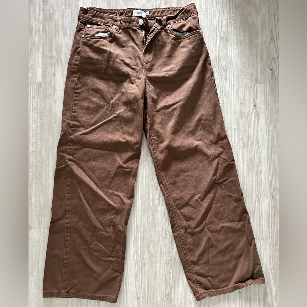 2 for 20$ 🐻🍂 Refuge wide leg brown jeans​